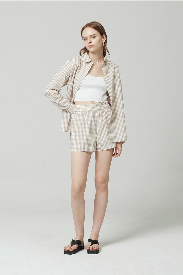 ELASTICATED SHORTS WITH CUFF