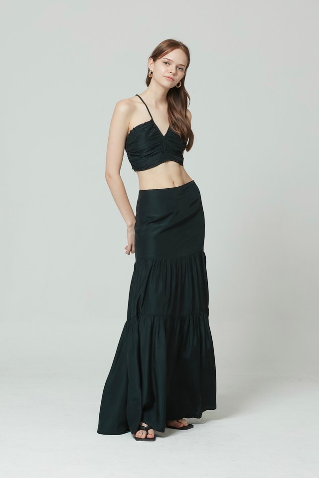 TIERED MAXI SKIRT 