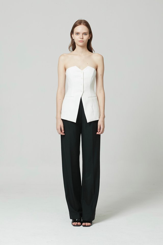 TAILORED BUSTIER TOP