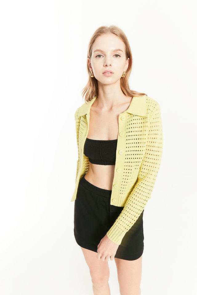 OPEN KNITTED CARDIGAN 
