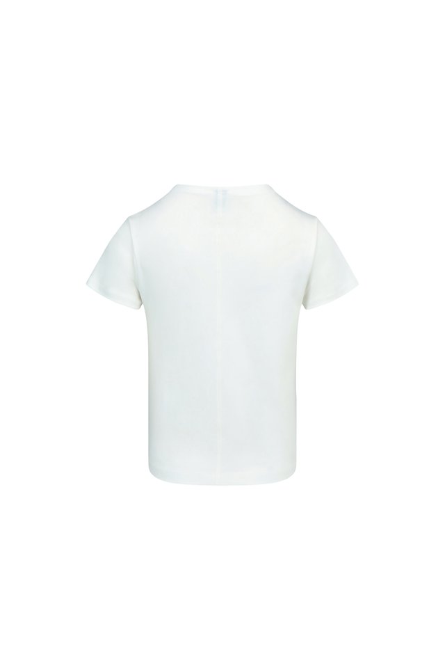 FUNNEL NECK JERSEY T-SHIRT