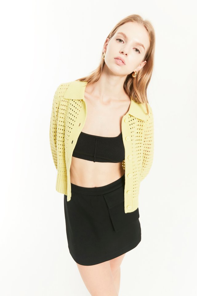 OPEN KNITTED CARDIGAN 