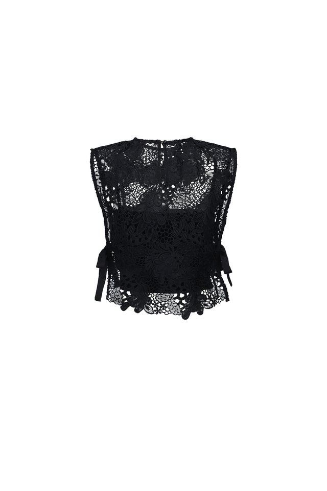 GUIPURE LACE TOP WITH INNER 