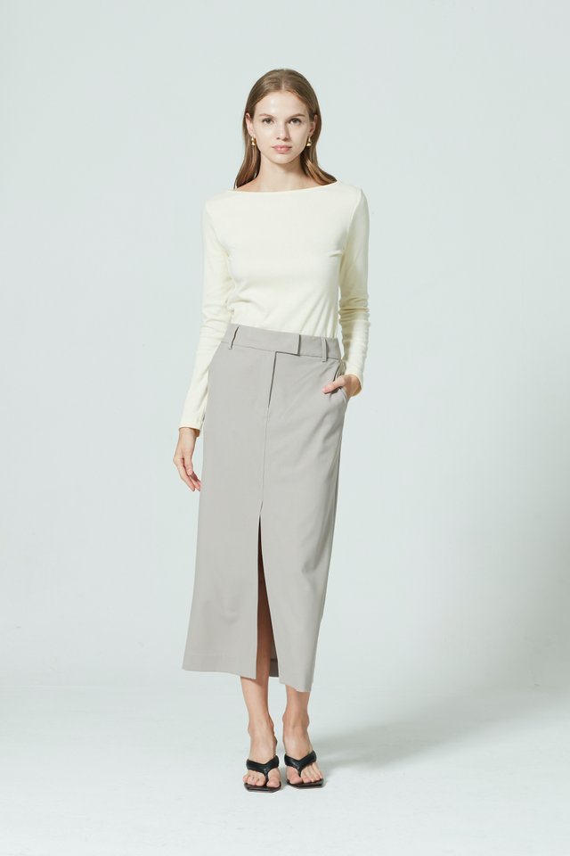 TAILORED STRAIGHT SKIRT