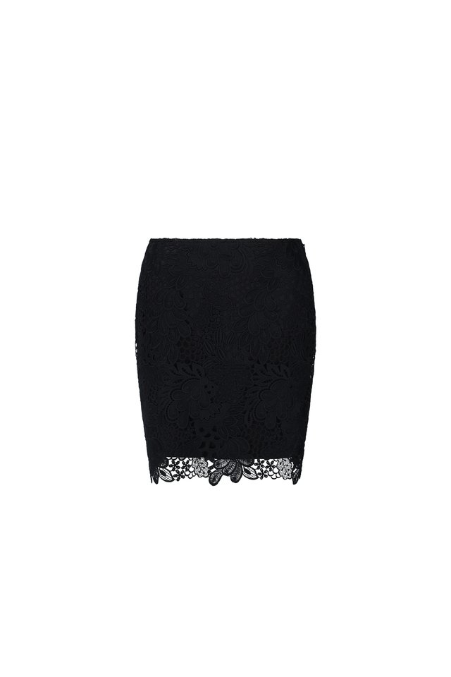 GUIPURE LACE MINI SKIRT 