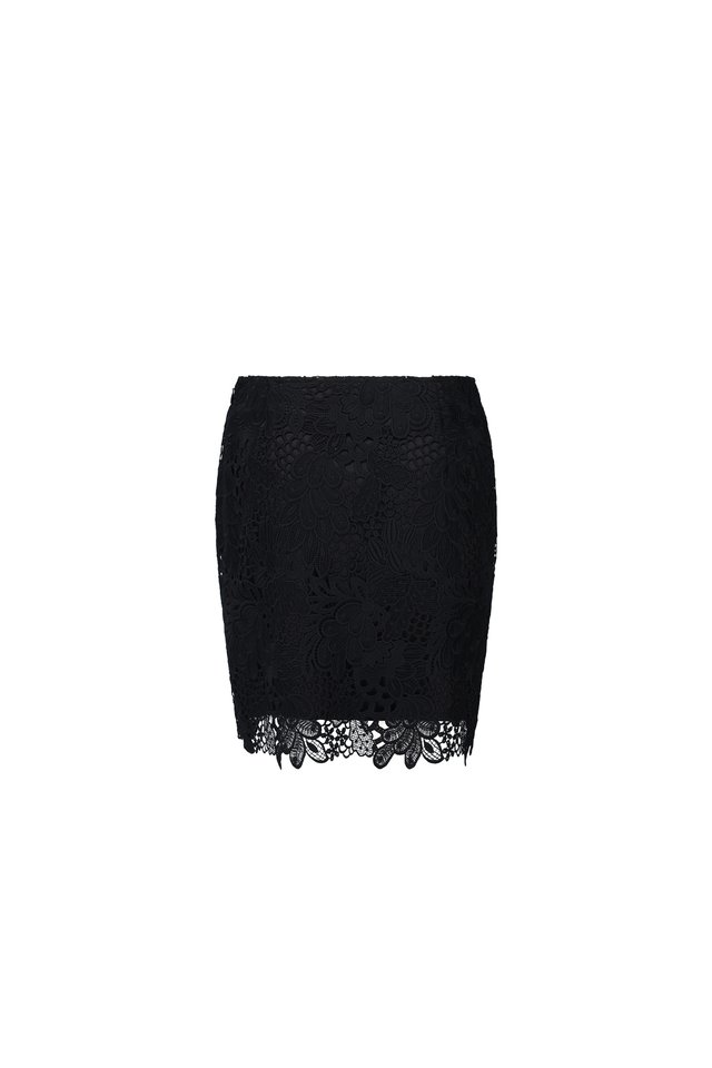 GUIPURE LACE MINI SKIRT 