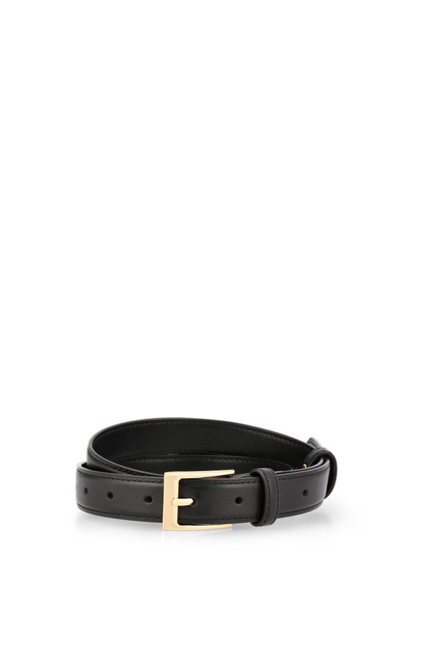 METAL BUCKLE LEATHER BELT 