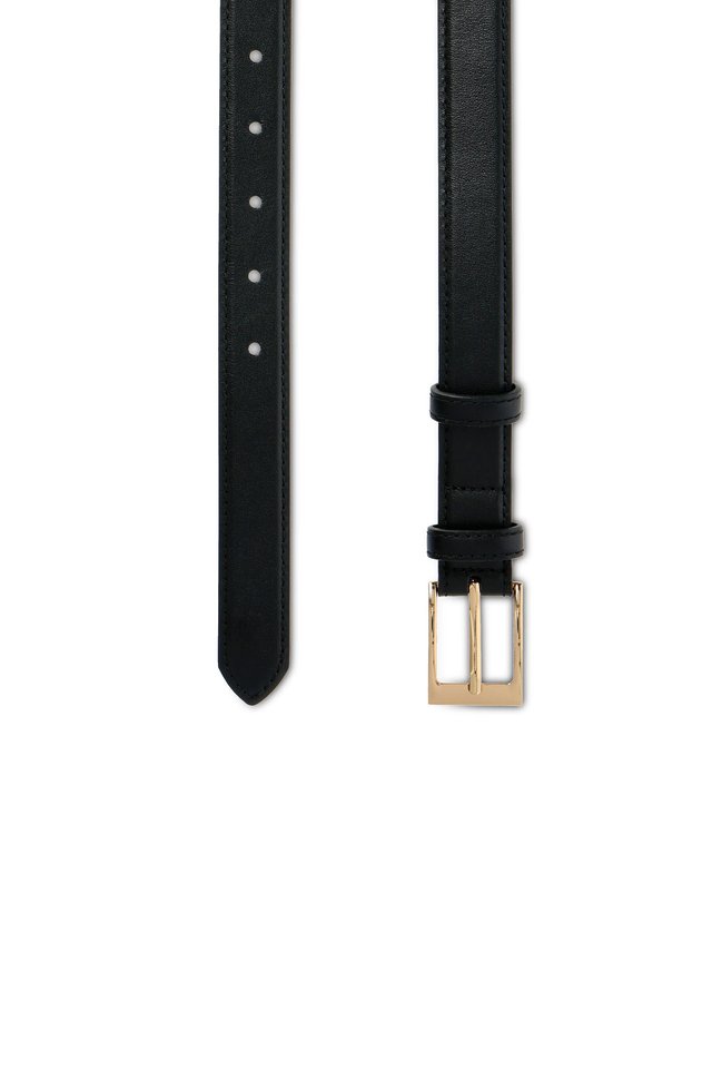 METAL BUCKLE LEATHER BELT 