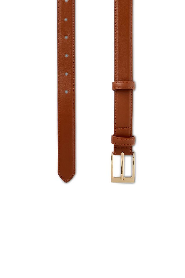 METAL BUCKLE LEATHER BELT