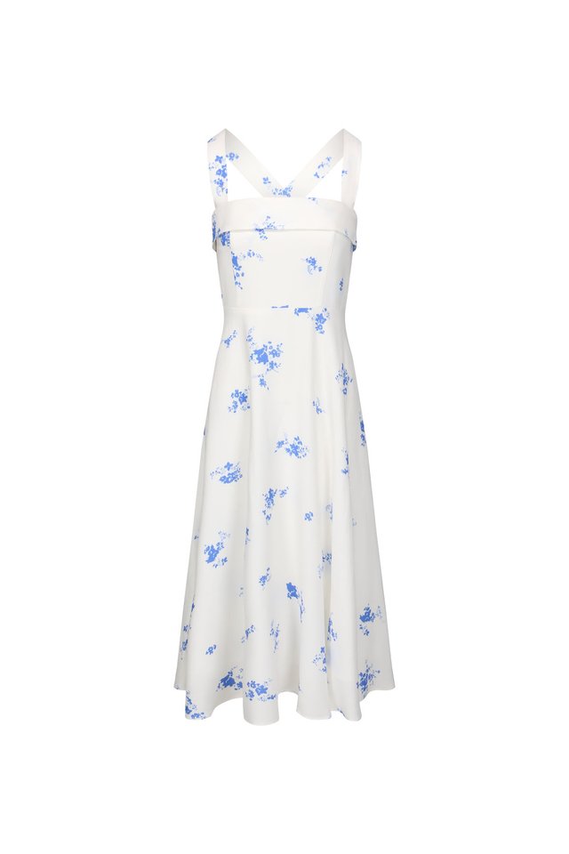 DISTY FLORAL MIDI DRESS