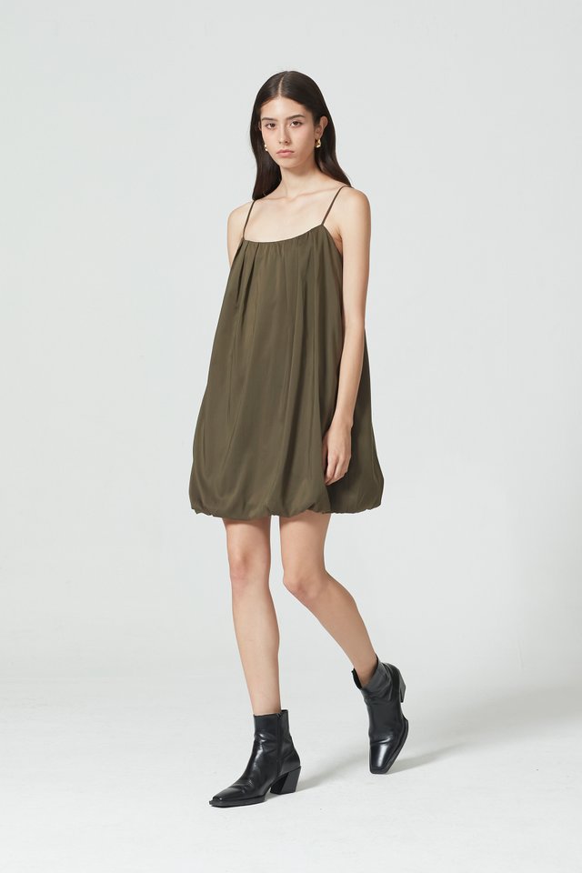 BUBBLE HEM DRESS