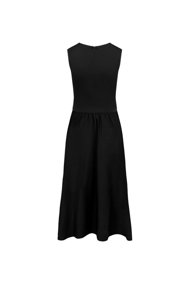 DROP WAIST MAXI DRESS 