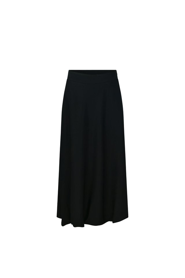 BUBBLE HEM MIDI SKIRT