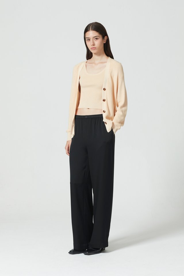 [PERFECT PAIRING] RIBBED KNIT SET 