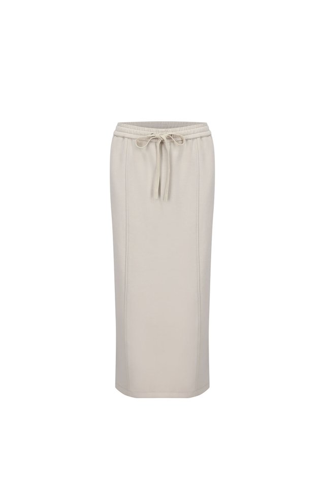 SWEAT PANEL MIDI SKIRT