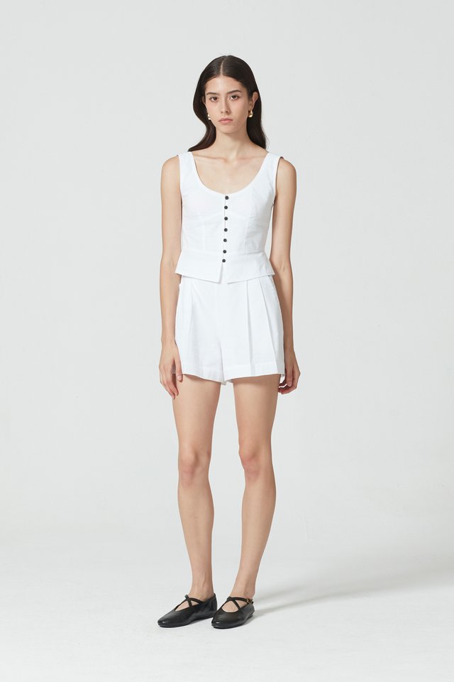 [PERFECT PAIRING] SEERSUCKER TOP & SHORTS SET