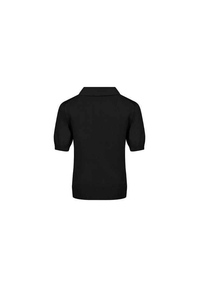 SHORT SLEEVE KNIT POLO SHIRT