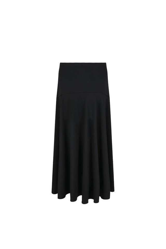 JERSEY SKIRT WITH SLIT