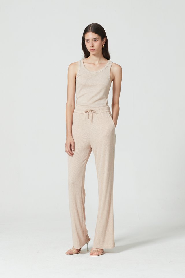 [PERFECT PAIRING] RIBBED PANTS SET