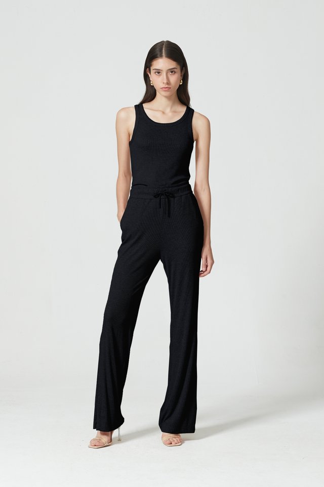 [PERFECT PAIRING] RIBBED PANTS SET