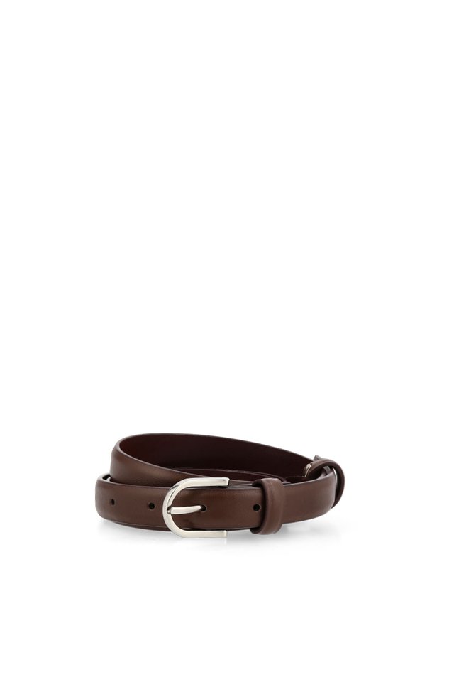 PIN BUCKLE LEATHER BELT