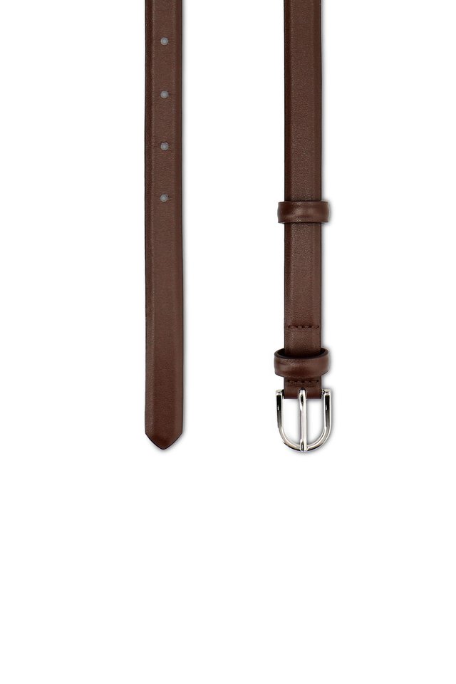 PIN BUCKLE LEATHER BELT