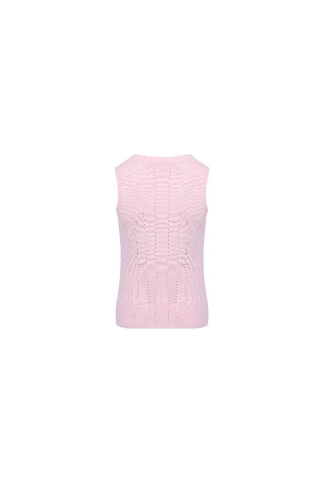 POINTELLE KNIT TOP