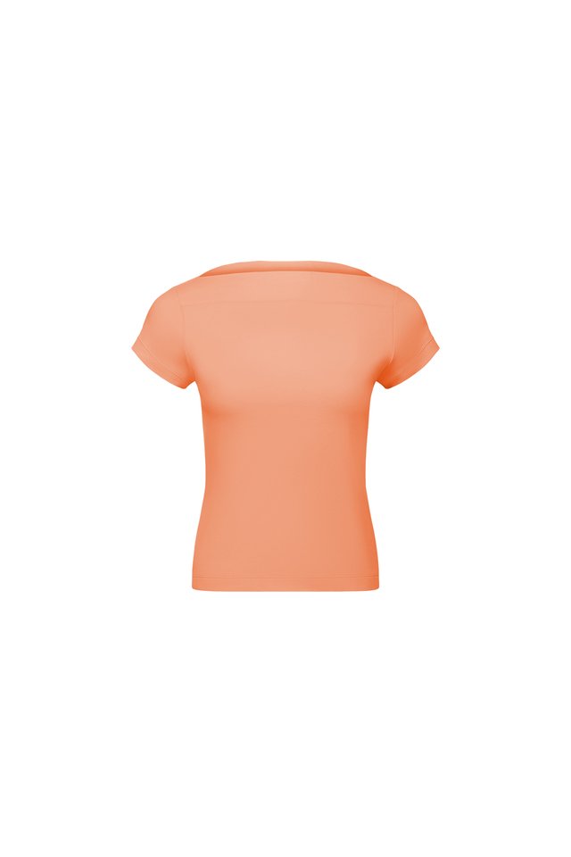 BOAT NECK SKINNY TEE