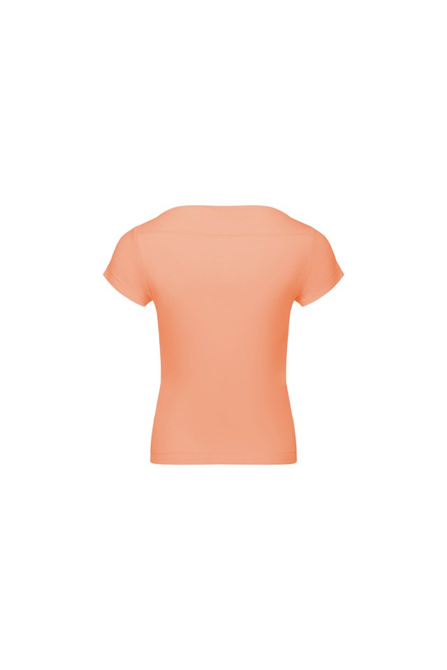 BOAT NECK SKINNY TEE