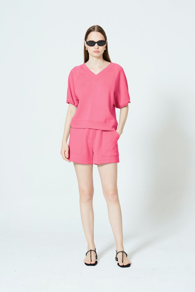 BALLOON SLEEVE SWEAT TOP