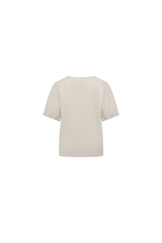 RELAXED V-NECK BLOUSE