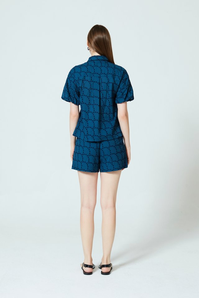 [PERFECT PAIRING] BRODERIE SHORTS SET