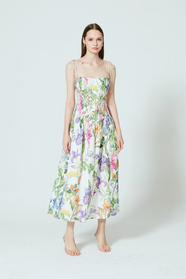 FLORAL CORSET DRESS