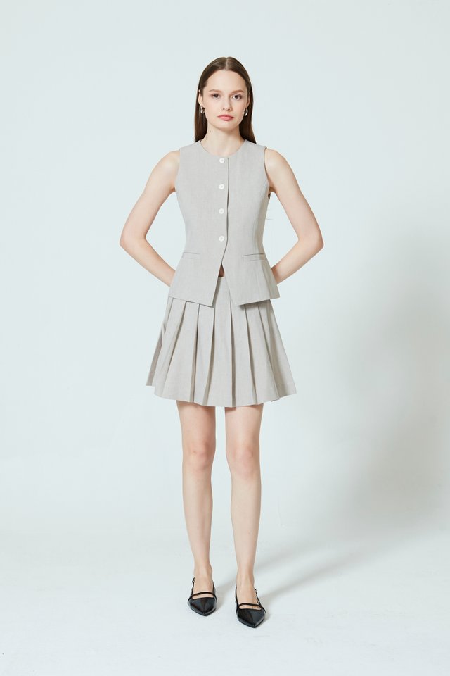 MINI PLEATED SKIRT