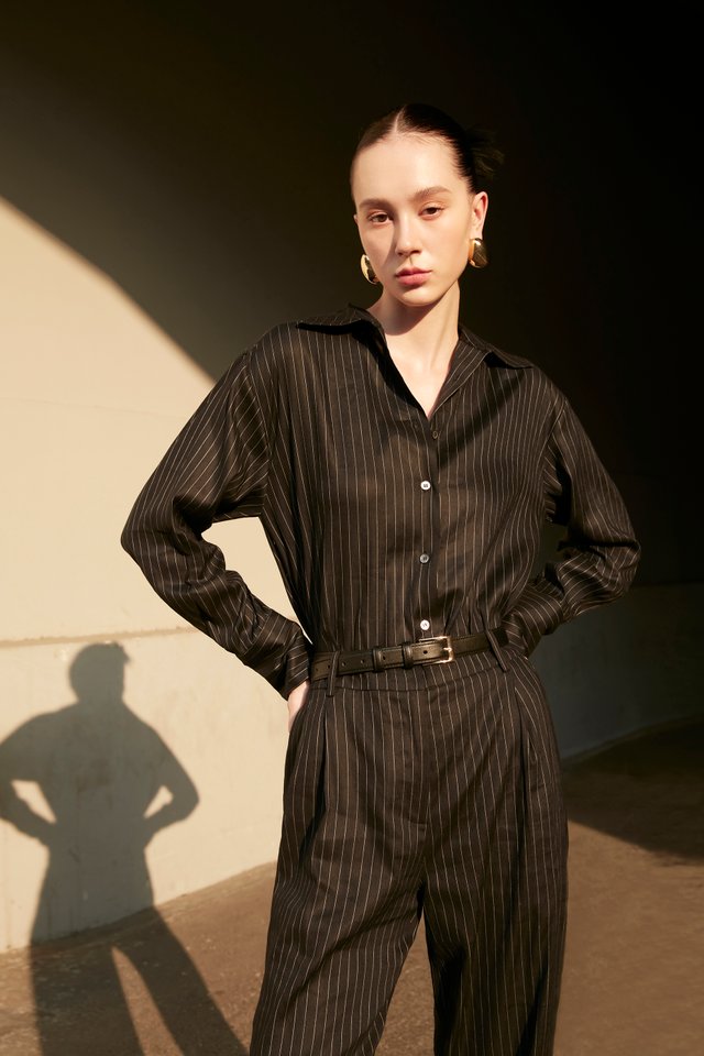 OVERSIZED PINSTRIPE SHIRT