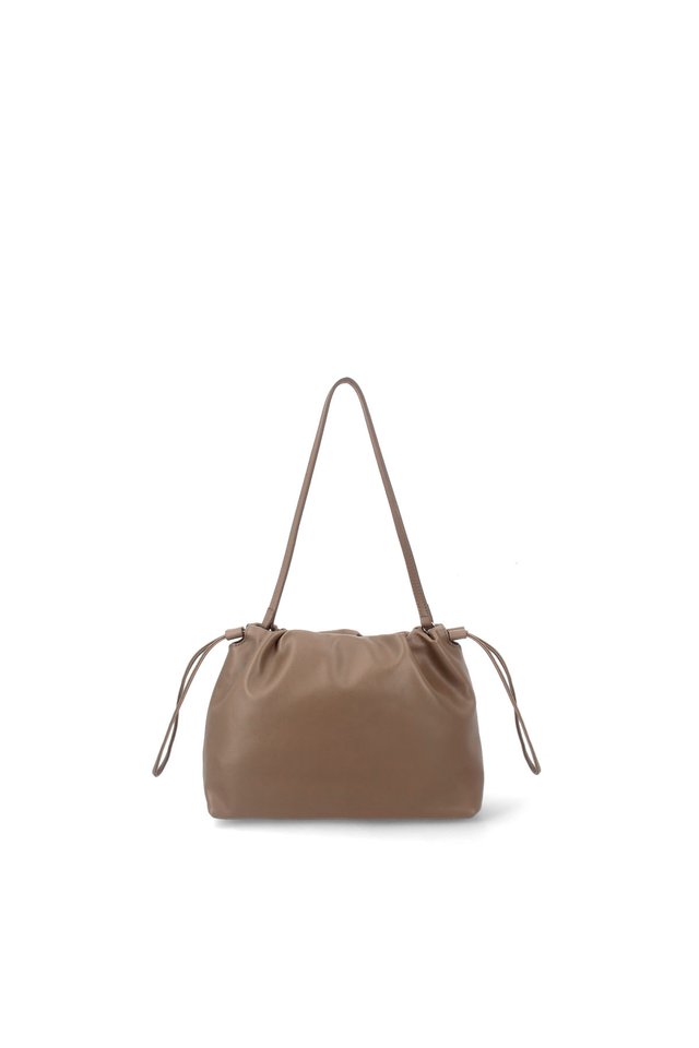TOVA LEATHER DRAWSTRING BAG