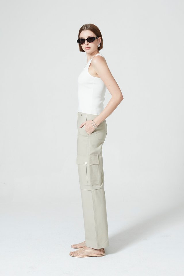 WIDE LEG CARGO PANTS