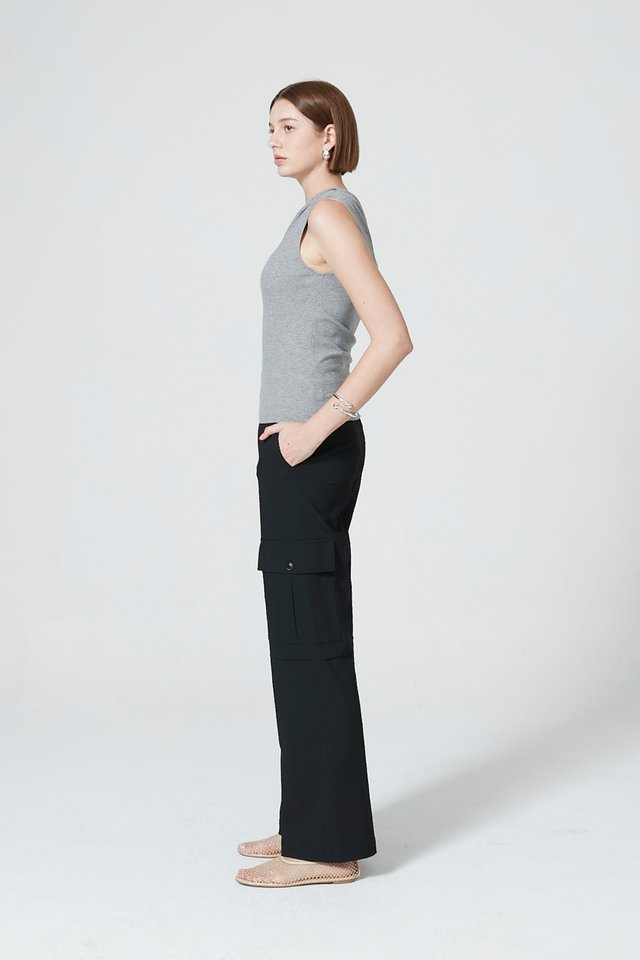 WIDE LEG CARGO PANTS