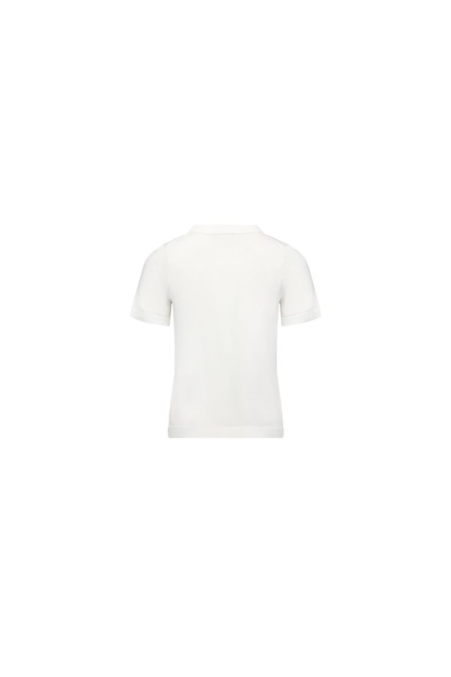 SHORT SLEEVE KNIT TOP
