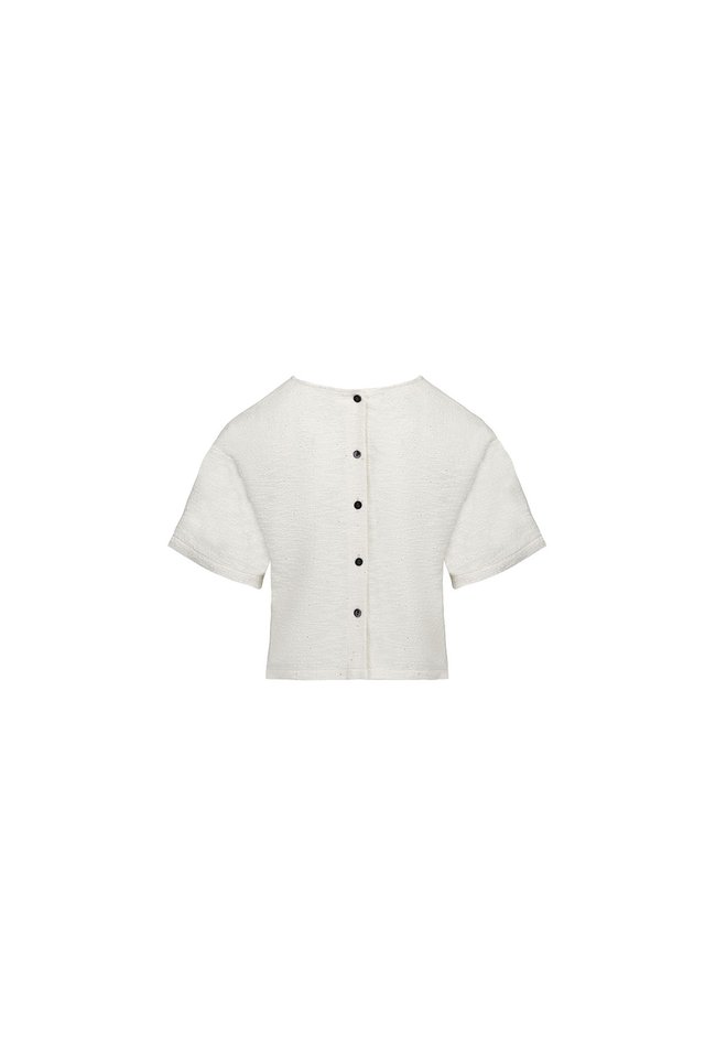 TEXTURED SHORT SLEEVE TOP