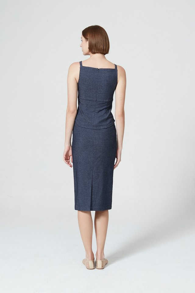 [PERFECT PAIRING] DENIM SKIRT SET