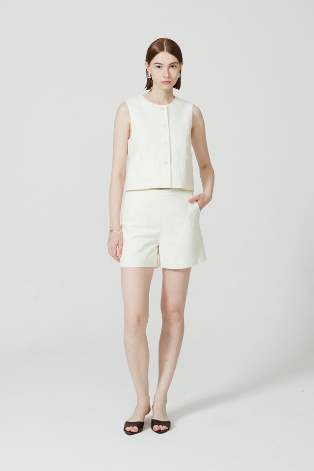 [PERFECT PAIRING] TWEED SHORTS SET