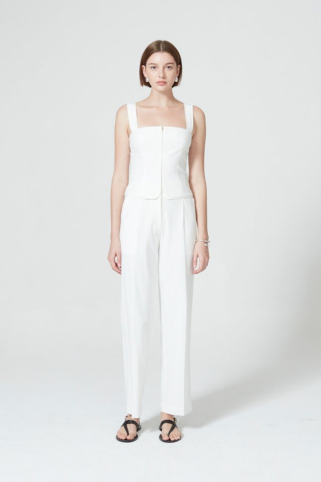 [PERFECT PAIRING] BUSTIER TOP & PANTS SET