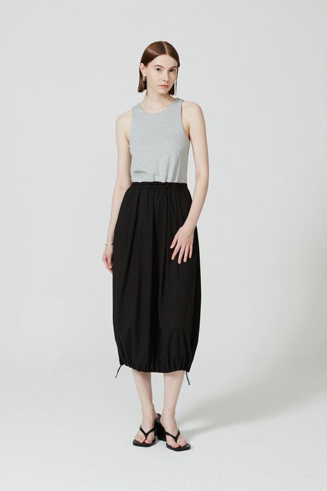 TIE-DETAIL TANK DRESS