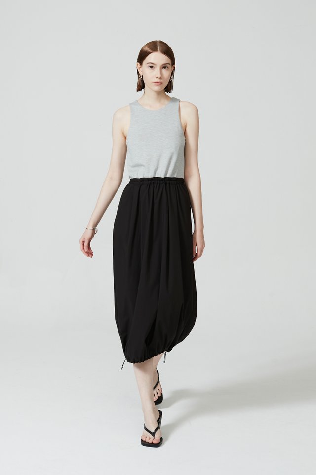 TIE-DETAIL TANK DRESS