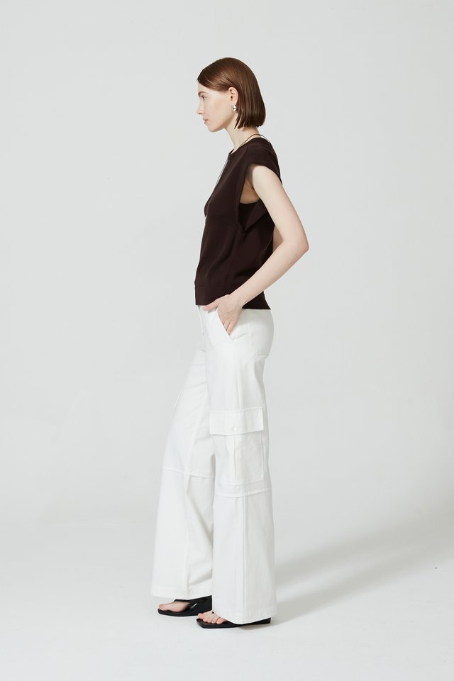 WIDE LEG CARGO PANTS