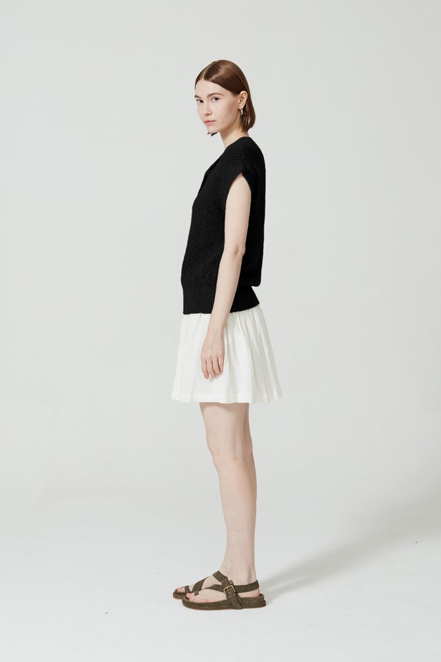 OVERSIZE TEXTURED KNIT TOP