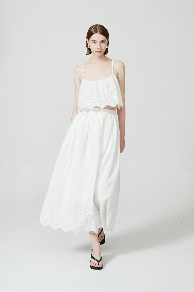 BRODERIE CAMI TOP