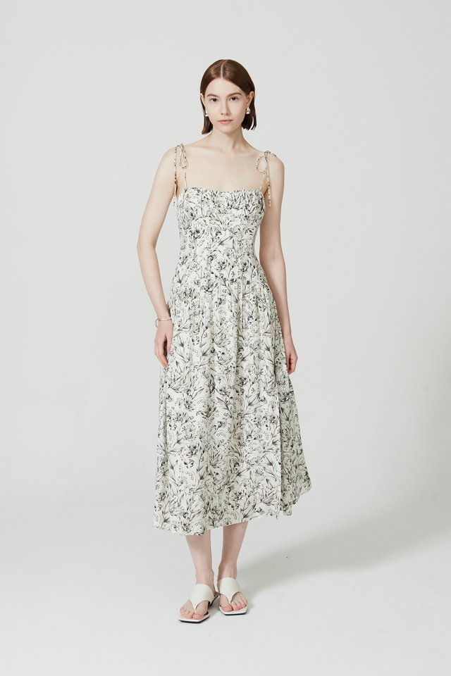 FLORAL CORSET DRESS