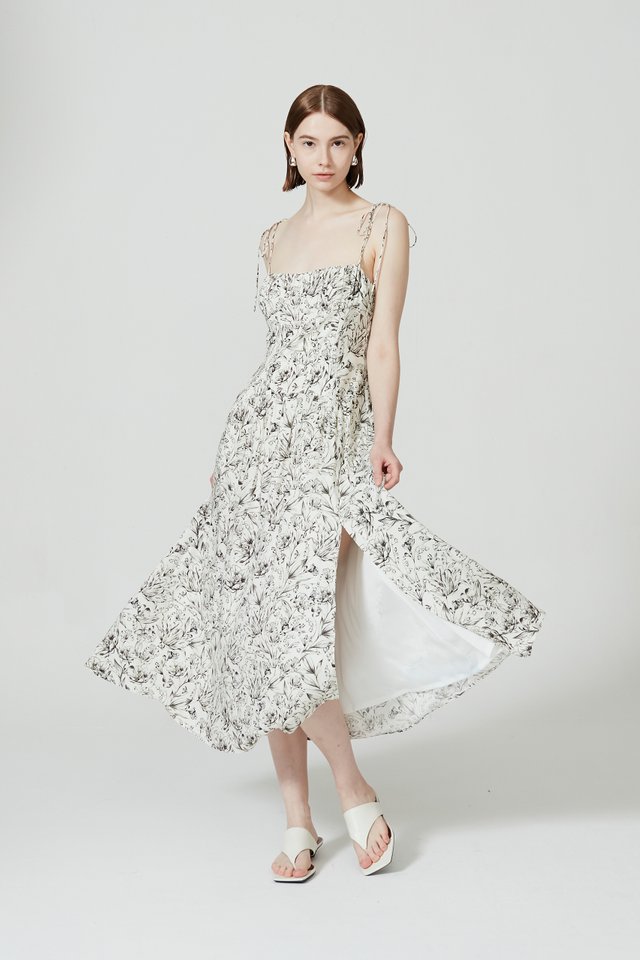 FLORAL CORSET DRESS